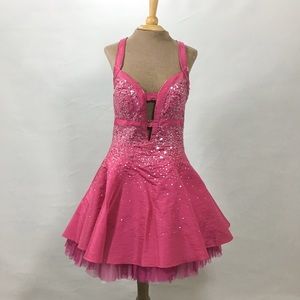 Nox Anabel | Pink Formal Prom Dress Sleeveless